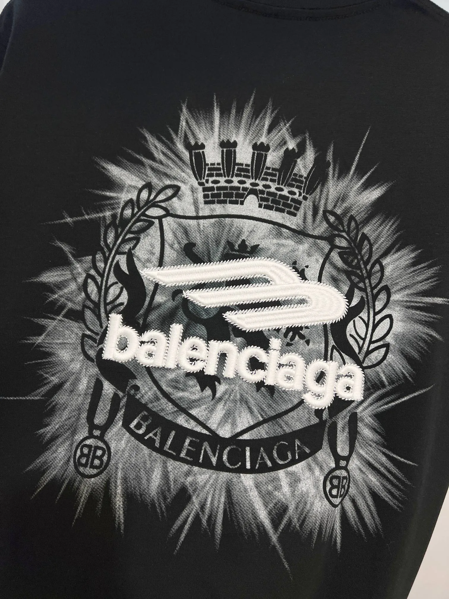 Balenciaga 2026New Arrival logo Same Style t · 320 100％ · 32 · ：Black Size：S M L XL